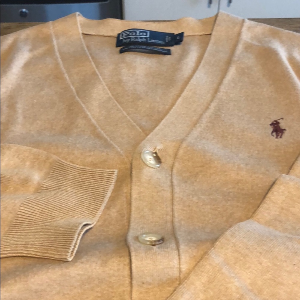 Button up polo sweater